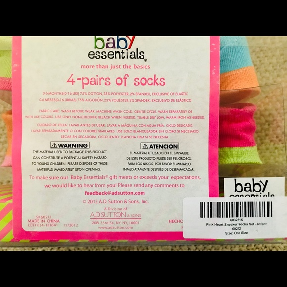 3 Boxes - Baby girl socks packs 0 -12 - Picture 4 of 5